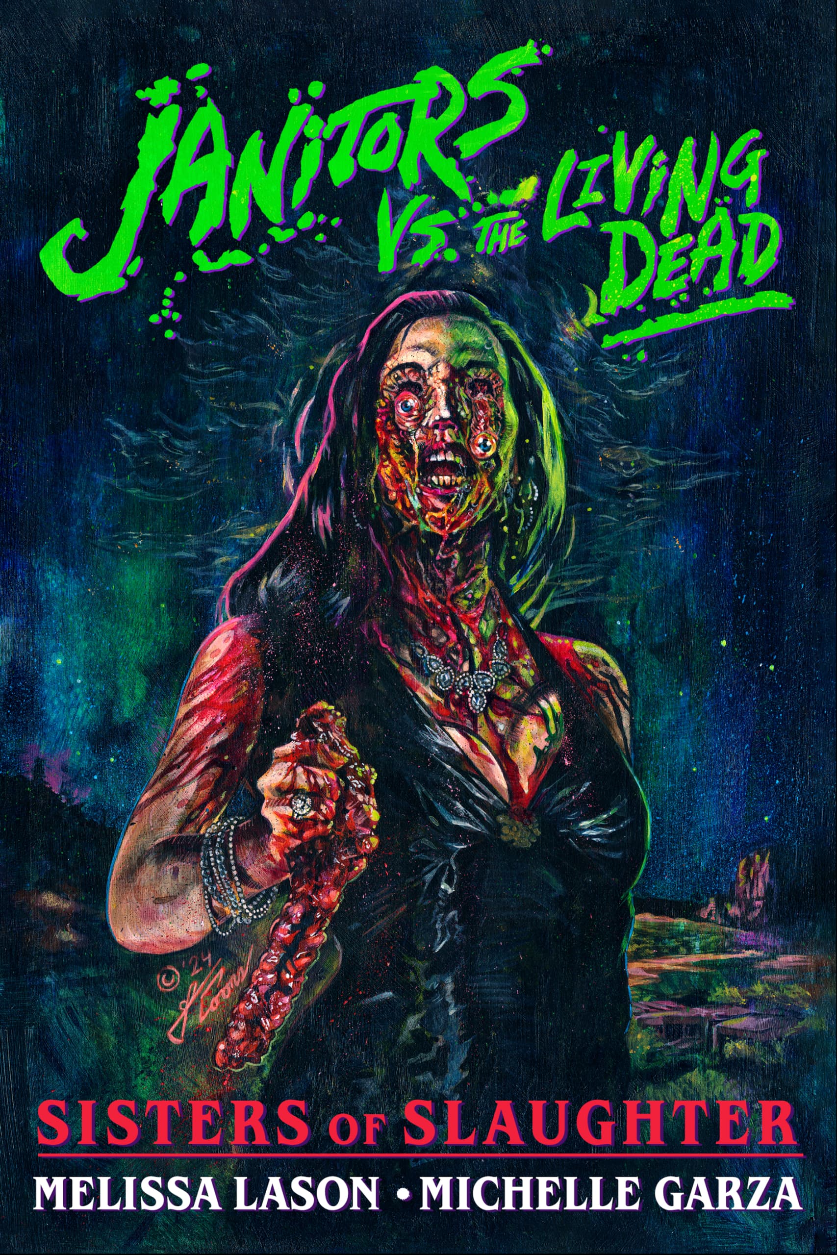 Cover Image for Janitors vs the Living Dead by Sister of Slaughter